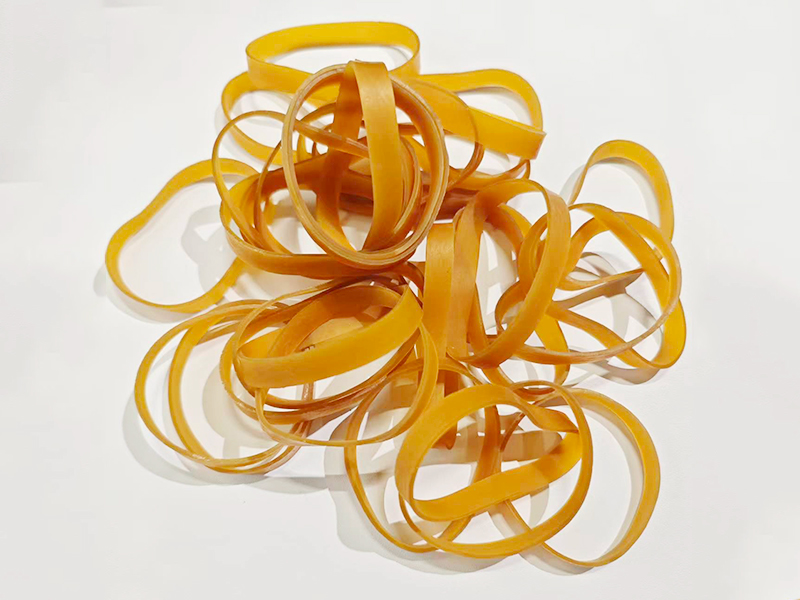 圆形天然橡皮筋（本色...